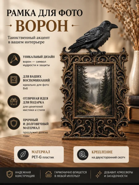 Фоторамка — Ворон
