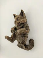 Декоративная настенная ключница - Котик