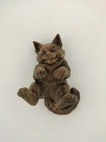 Декоративная настенная ключница - Котик