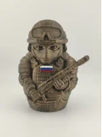 Декоративная статуэтка «Матрешка армейская» Декоративная статуэтка «Матрешка армейская»