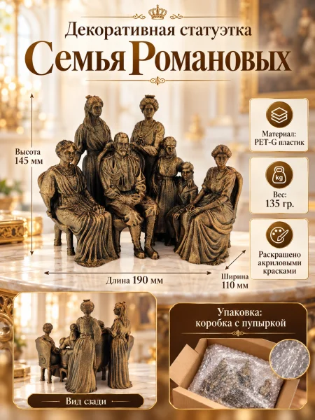 Декоративная статуэтка - Семья Романовых Декоративная статуэтка - Семья Романовых