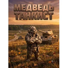 Декоративная статуэтка М3Д «Медведь танкист» Декоративная статуэтка М3Д «Медведь танкист»