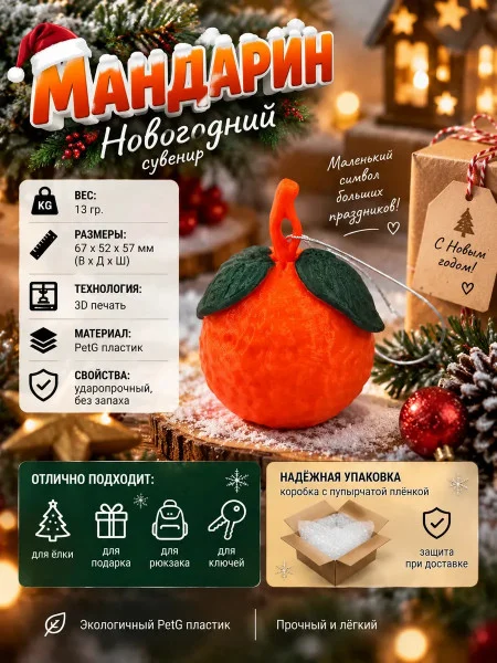 МЗД - Фигурка- Мандарин