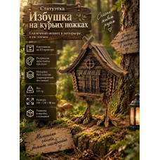 Настенный декор М3Д «Избушка на курьих ножках» Настенный декор М3Д «Избушка на курьих ножках»