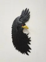 Декоративный настенный барельеф М3Д «Ворон» Декоративный настенный барельеф М3Д «Ворон»