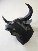 Декоративный настенный барельеф - Бык большой Декоративный настенный барельеф - Бык большой