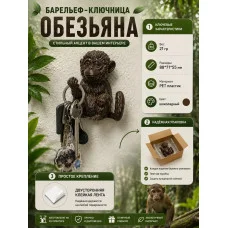 Настенная ключница М3Д «Обезьяна»