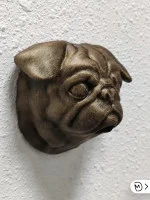 Настенная ключница М3Д «Мопс»