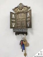 Настенная ключница М3Д «Древнерусское окно» Настенная ключница М3Д «Древнерусское окно»