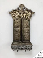 Настенная ключница М3Д «Древнерусское окно»