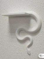 Декоративная настенная полка М3Д «Змея»