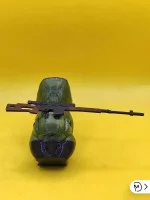 Декоративная утка на капот, с винтовкой, крепление болтом