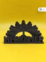 Декоративная подставка для визиток «Шестерёнка» Декоративная подставка для визиток «Шестерёнка»