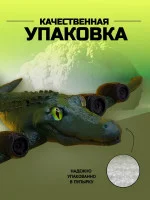 Декоративная статуэтка М3Д «Крокодил самолет» Декоративная статуэтка М3Д «Крокодил самолет»