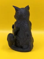 Декоративная статуэтка  «Котик средний палец»