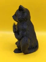 Декоративная статуэтка  «Котик средний палец»