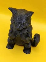 Декоративная статуэтка  «Котик средний палец»