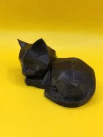 Декоративная статуэтка  «Котик полигональный»