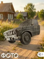 Декоративный настенный барельеф М3Д «Машина в стене №6» Декоративный настенный барельеф М3Д «Машина в стене №6»