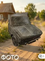 Декоративный настенный барельеф М3Д «Машина в стене №6» Декоративный настенный барельеф М3Д «Машина в стене №6»