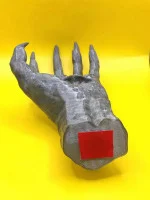 Подставка для украшений - Рука( серая) левая