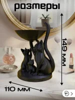 Подставка для украшений -Кошечки черные Подставка для украшений -Кошечки черные