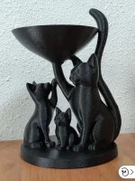М3Д Подставка для колец - Кошечки №2 черные М3Д Подставка для колец - Кошечки №2 черные