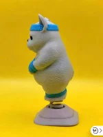 Декоративная фигурка «На пружинке — Мопс с голубой повязкой»