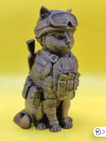 Декоративная статуэтка М3Д «Кот военный» Декоративная статуэтка М3Д «Кот военный»
